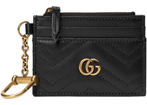 gg marmont keychain wallet.